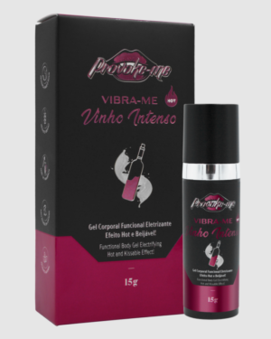 Vibra-Me Vinho Intenso Hot Gel Eletrizante Beijável 15g – Provoke-Me