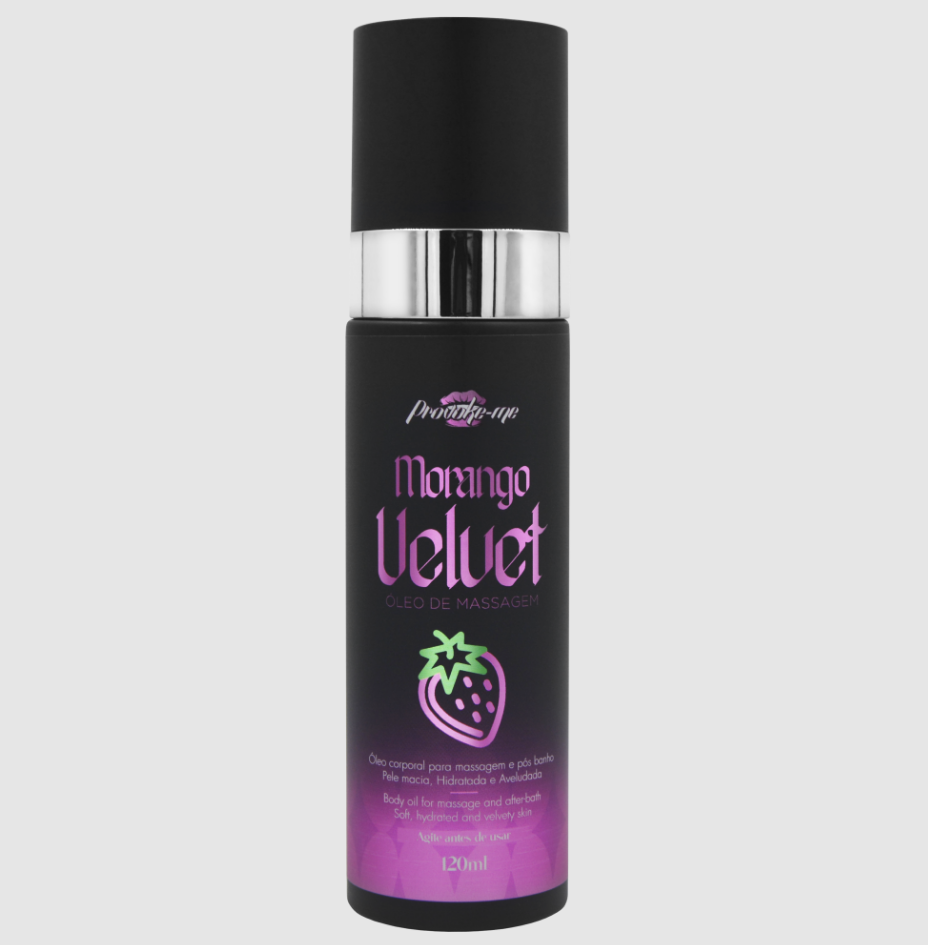 Óleo de Massagem Morango Velvet 120ml Provoke-Me