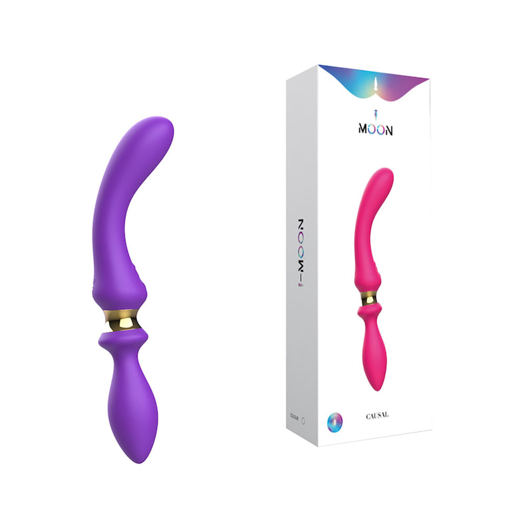 Vibrador de dupla penetração com 7 modos de vibração e dois lados - I-MOON VB159