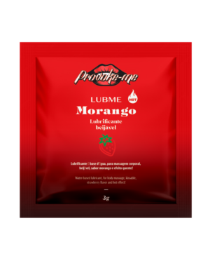 Sachê Lubme Morango Hot Beijável 3g Provoke-Me