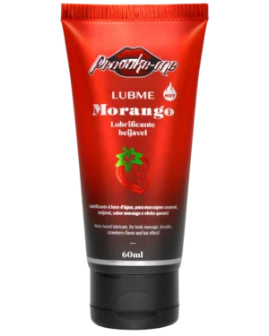 Lubme Lubrificante Morango Hot Beijável 60ml – Provoke-Me