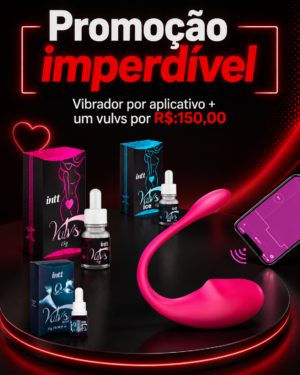 Promoção Vibrador Aplicativo de Longa Distancia + Um Vulvs
